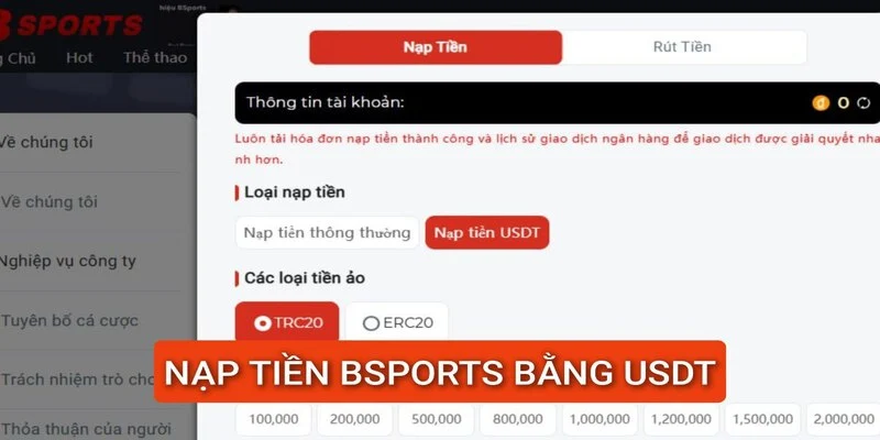 nap-tien-bsports-bang-usdt